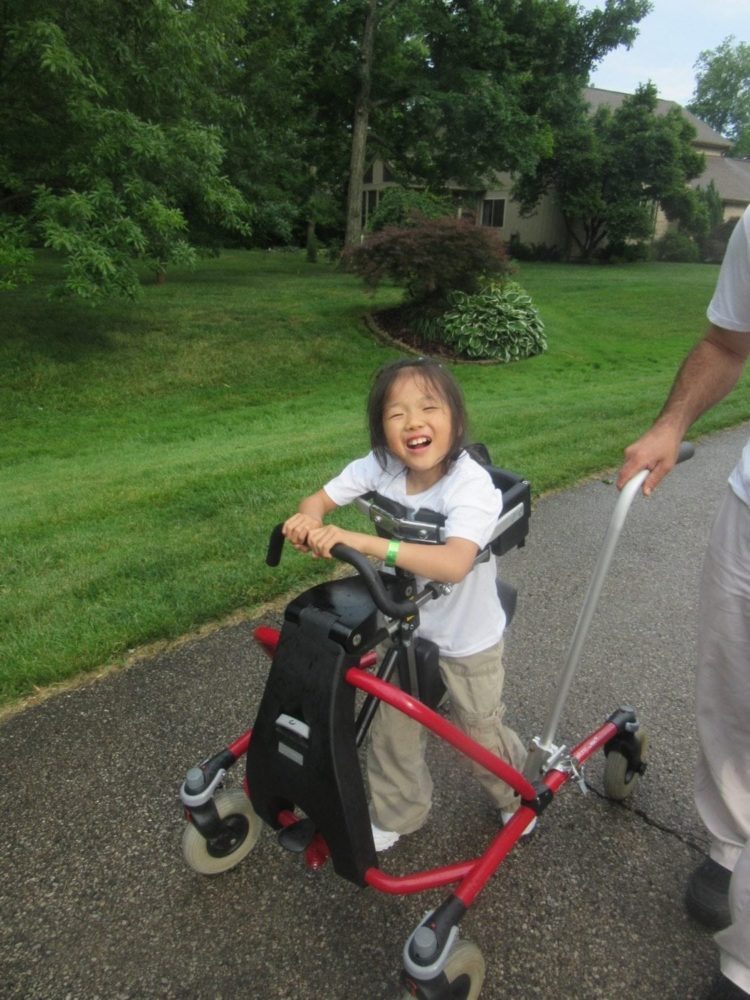 Sonnet walking smiling